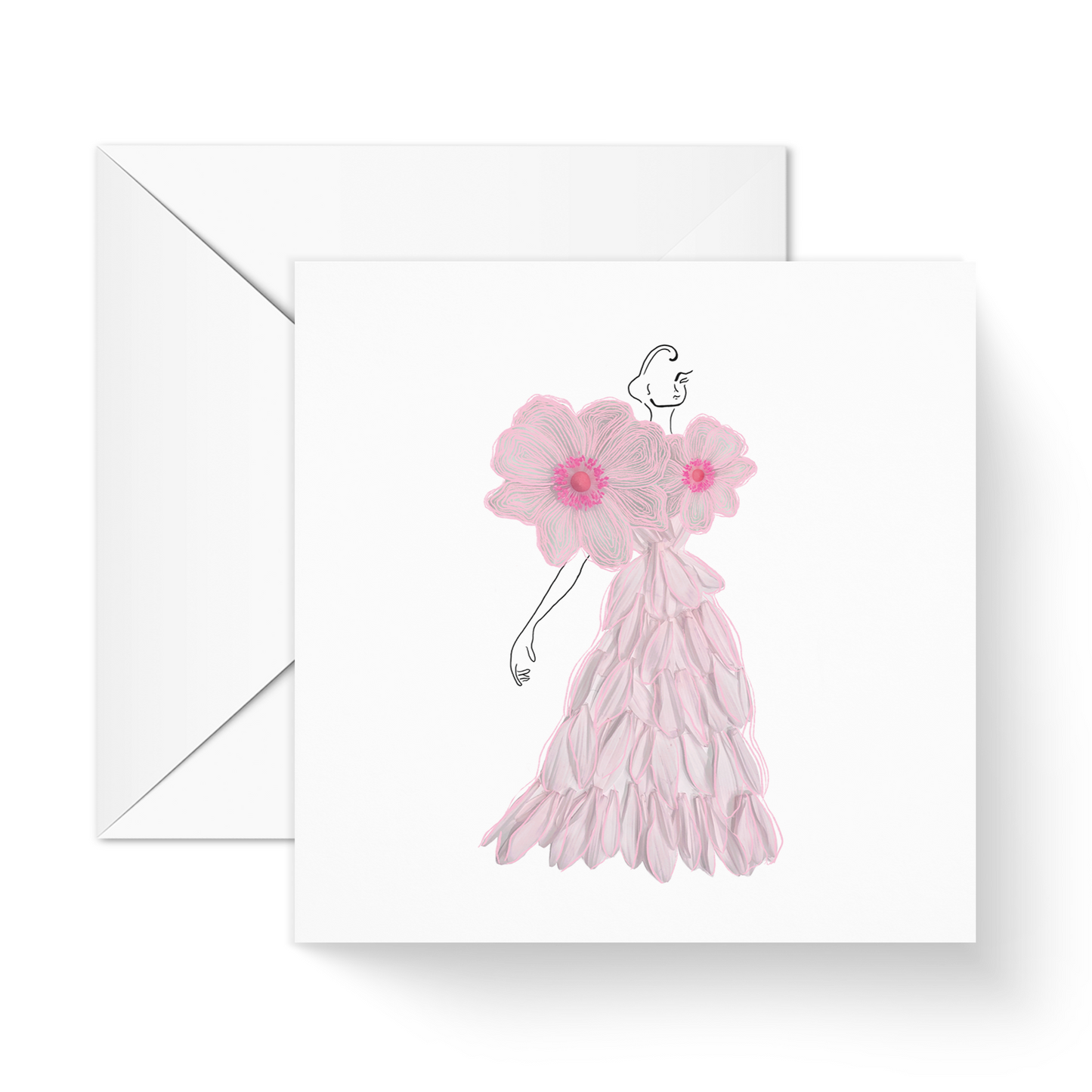 Fleur Greeting Card