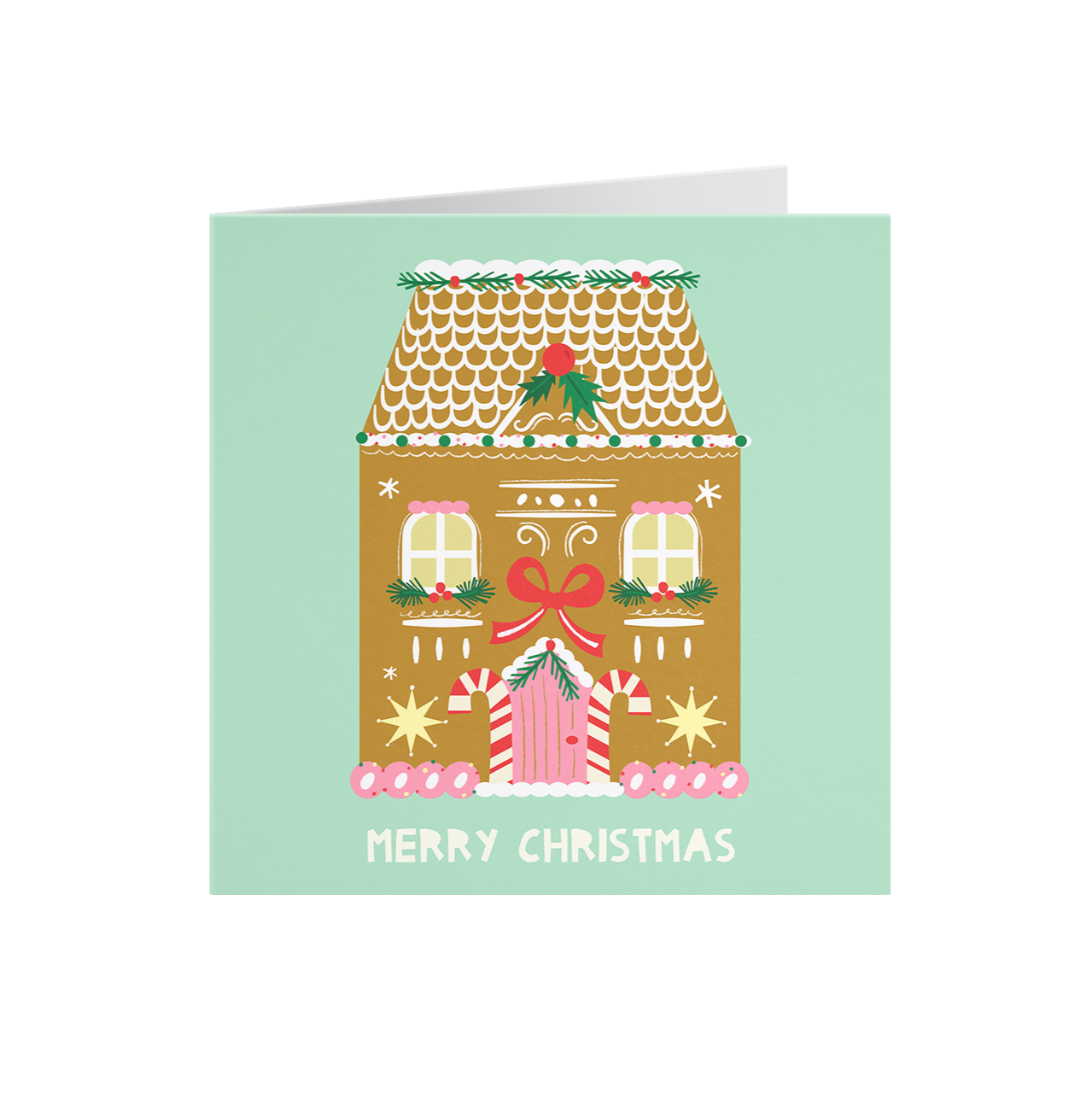 Gingerbread House Greeting Card