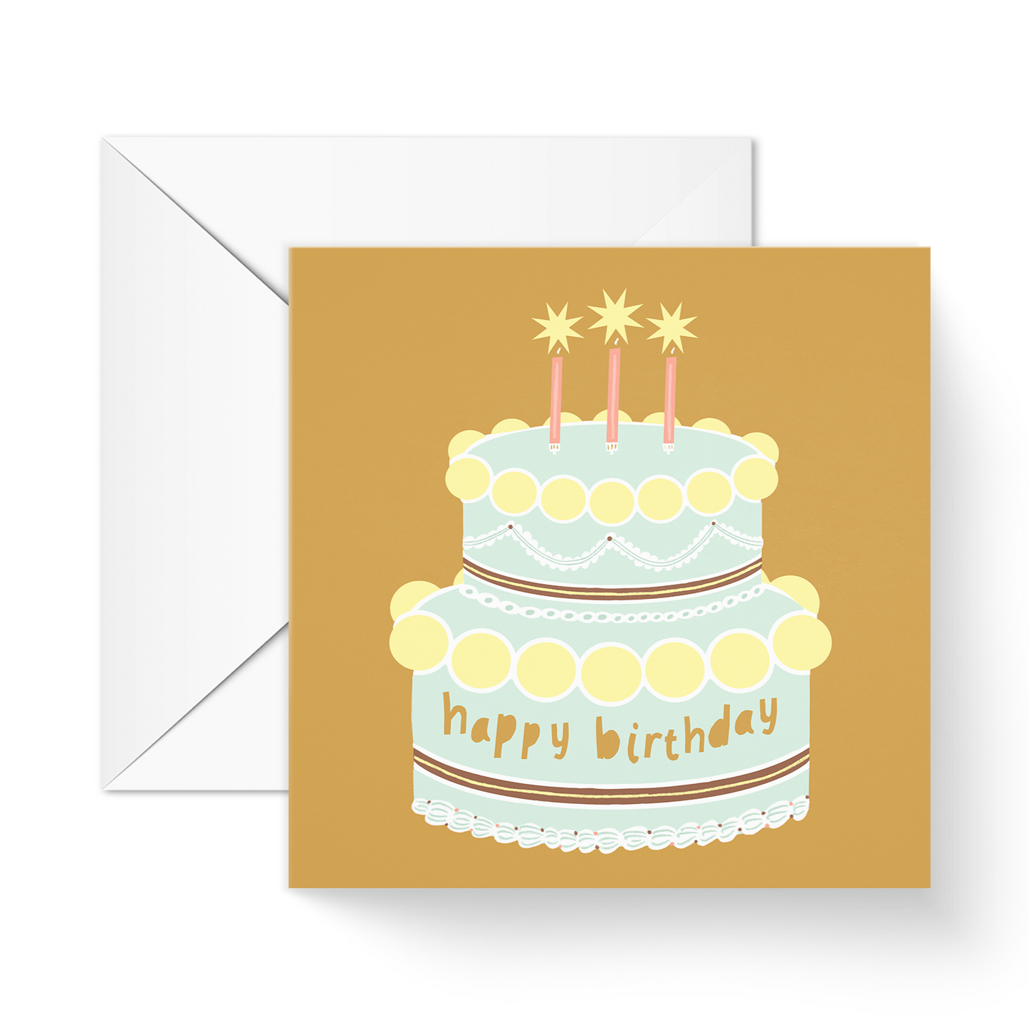 Golden Birthday Greeting Card