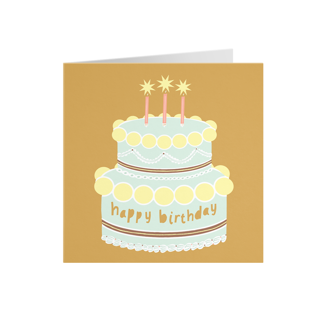 Golden Birthday Greeting Card