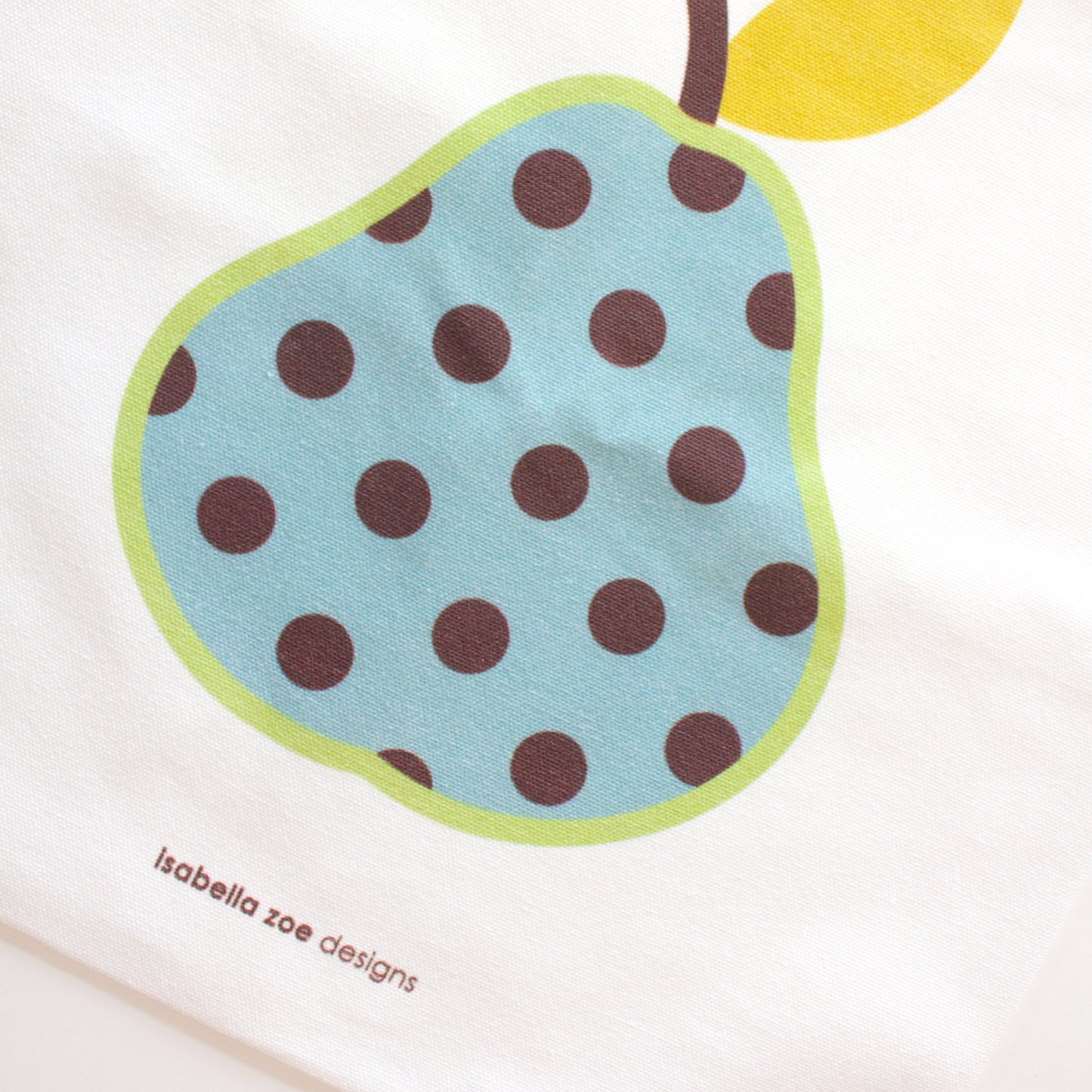 Pear Canvas Tote Bag