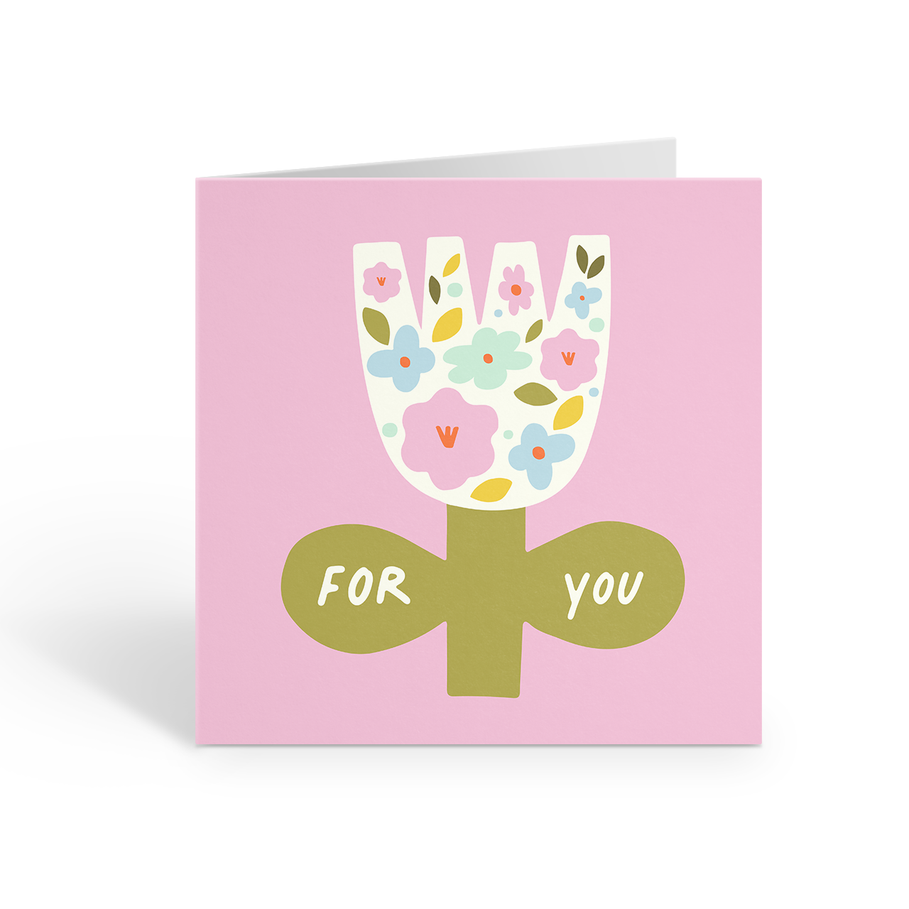 For You Tulip Greeting Card