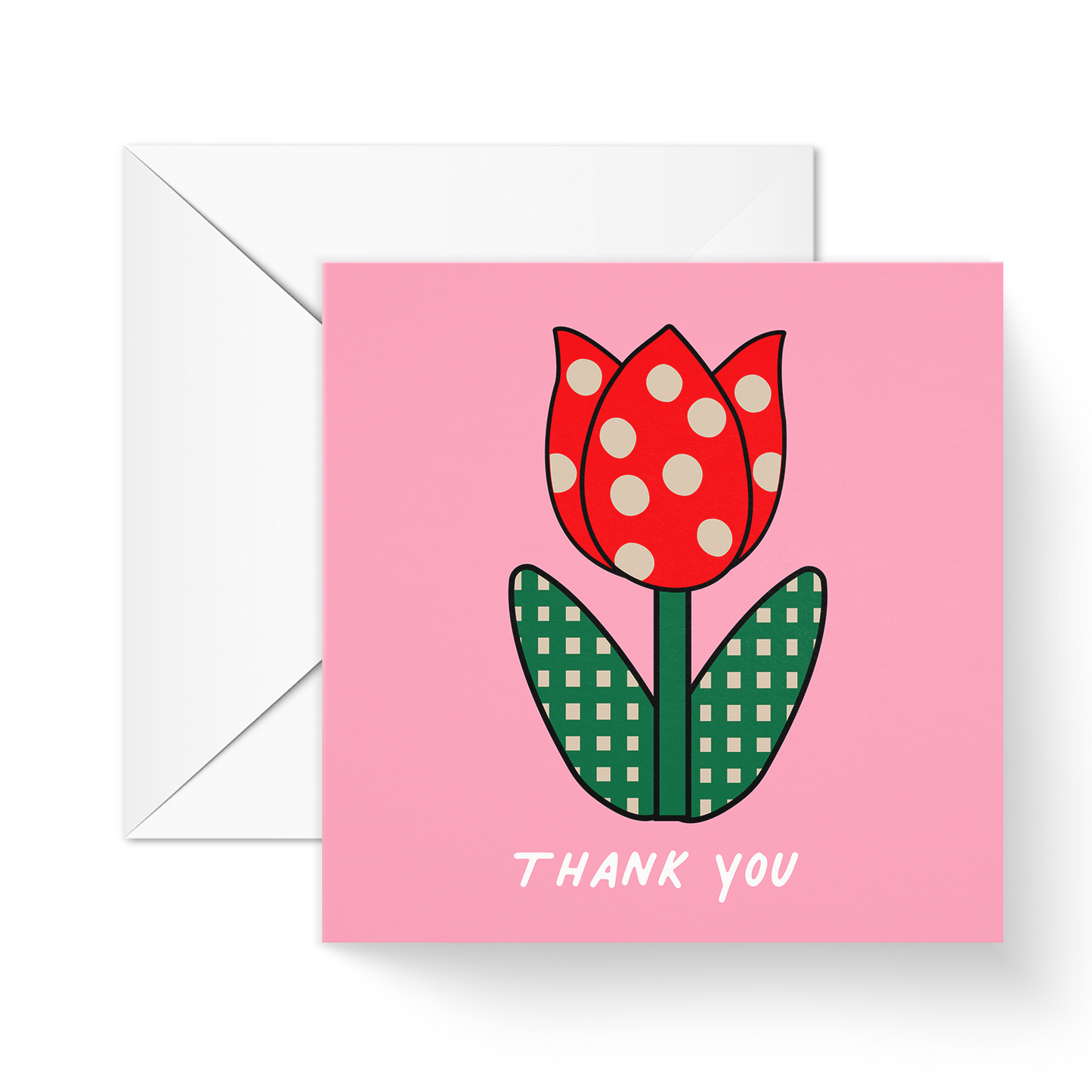 Thank You Tulip Greeting Card