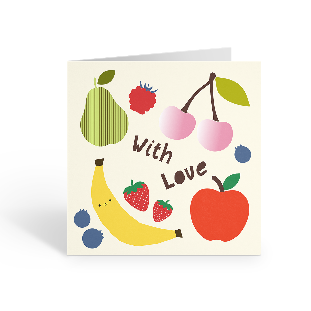 With Love Fruits Greeting Card