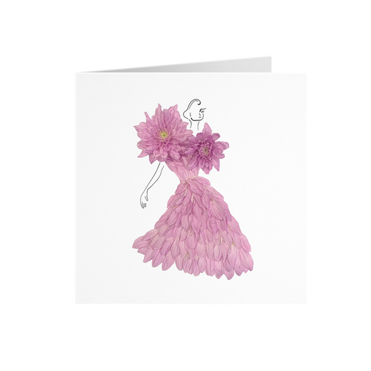 Dahalia Greeting Card
