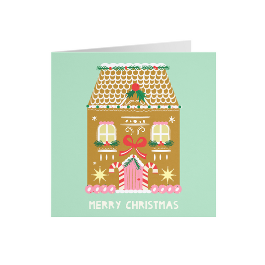 Gingerbread House Greeting Card