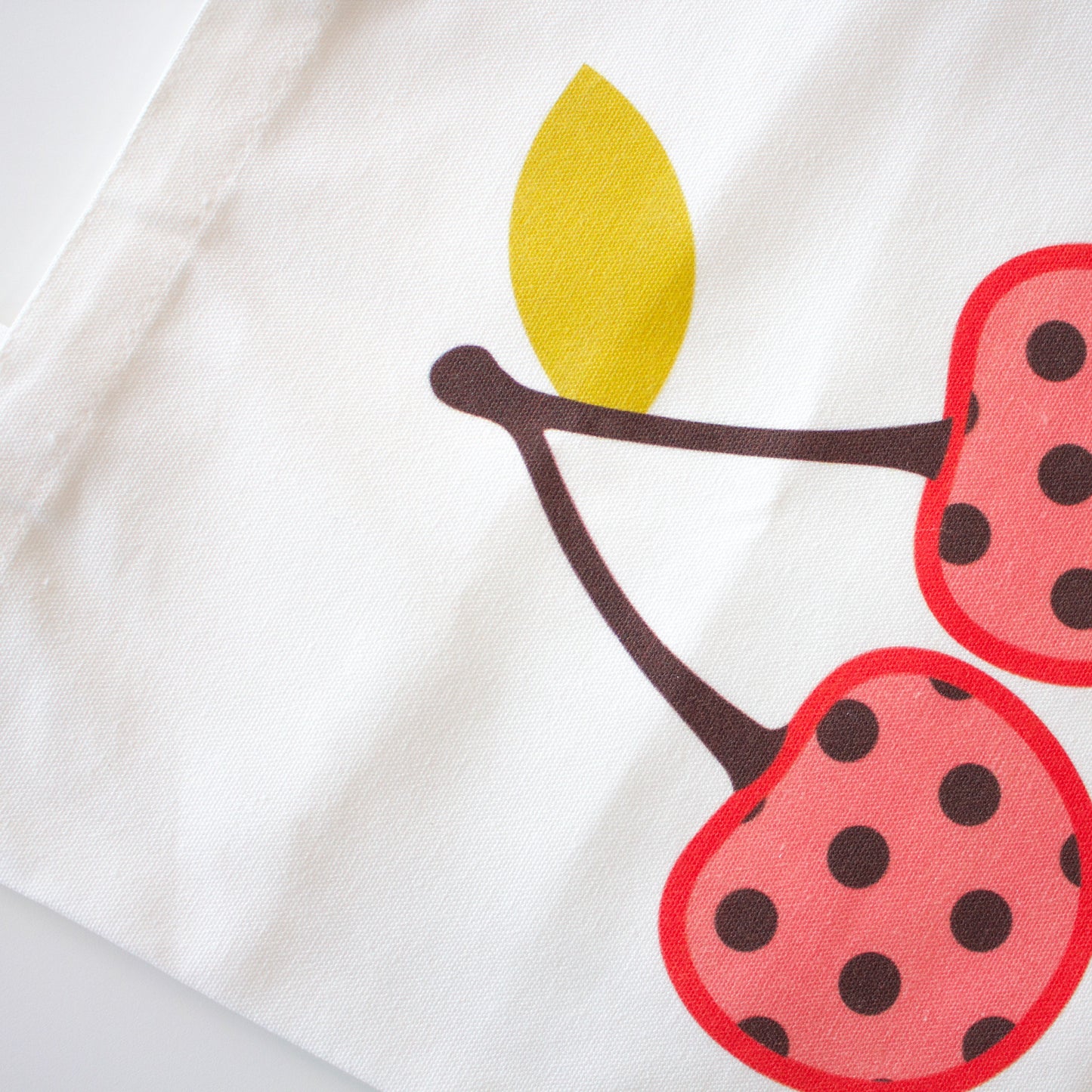 Cherry Canvas Tote Bag