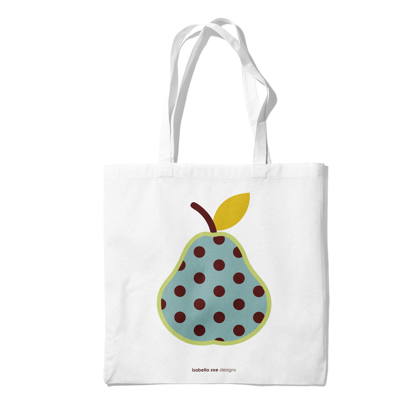 Pear Canvas Tote Bag