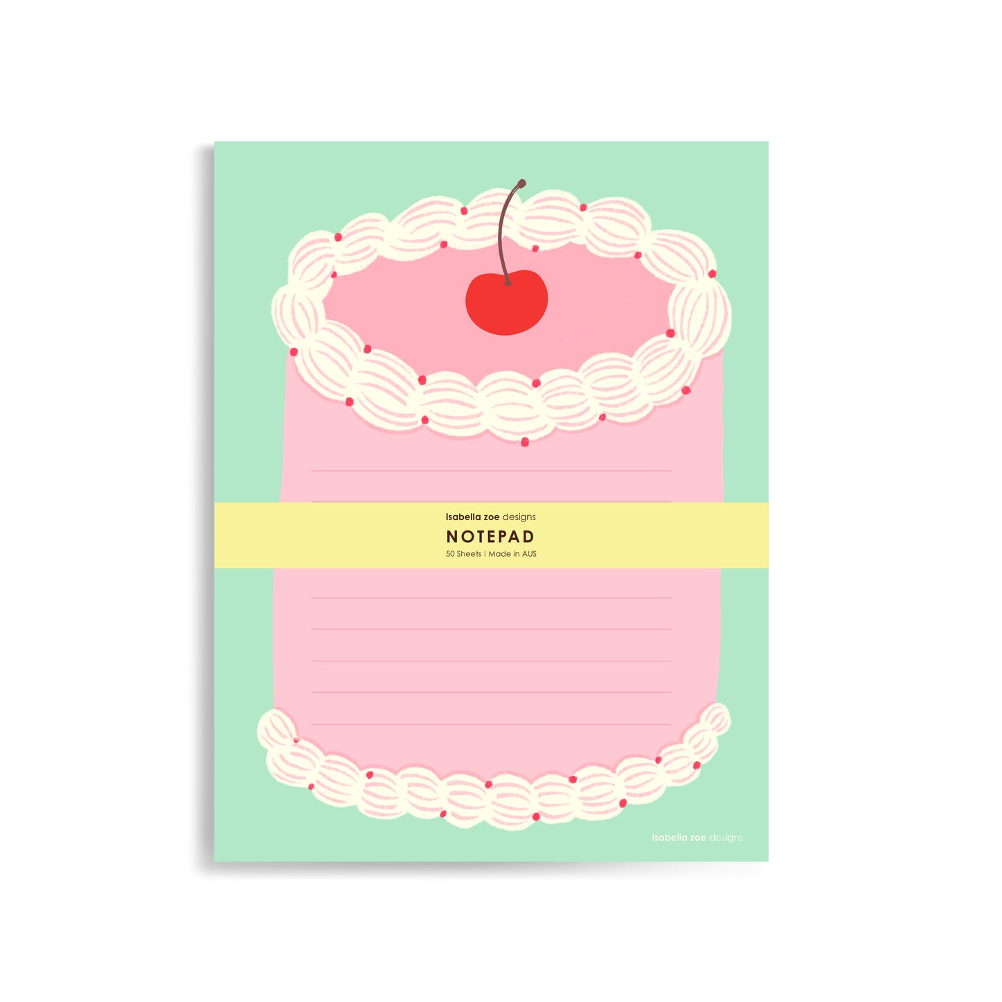Stationery Lover Bundle - Tier Cake Notepad and Sweet Wishes Sticker Sheet