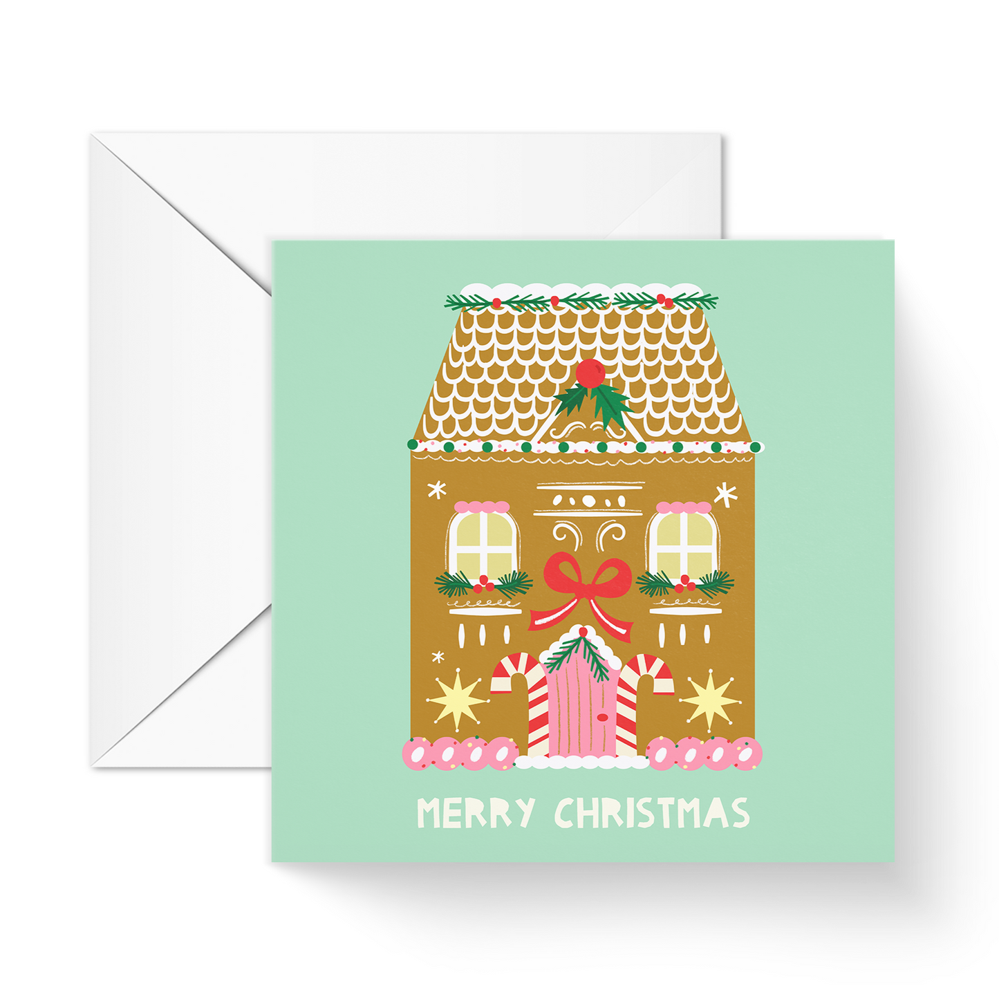 Gingerbread House Greeting Card