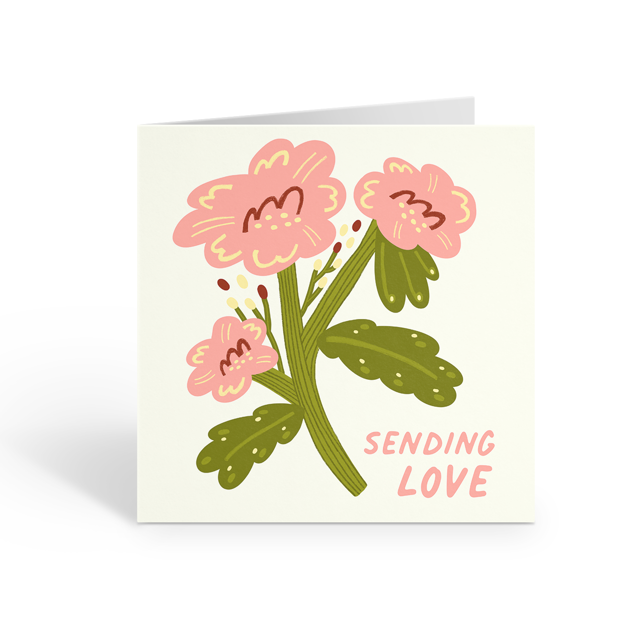 Sending Love Greeting Card