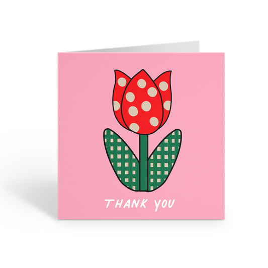 Thank You Tulip Greeting Card